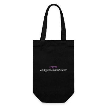Hen Party Sweetheart - Gift Bag for Bottles - black - Front