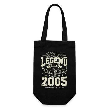 Légende du motard depuis 2005 - Sac à bouteille - noir - Devant