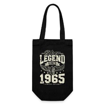 Légende du motard depuis 1965 - Sac à bouteille - noir - Devant