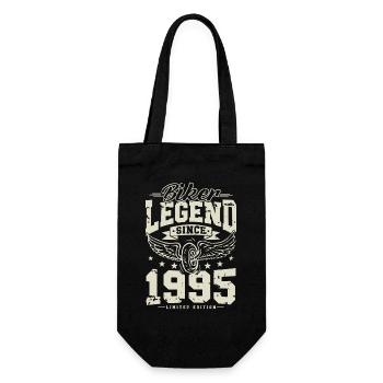 Légende du motard depuis 1995 - Sac à bouteille - noir - Devant