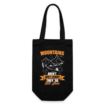 Les montagnes ne sont pas seulement des paysages, ce sont des zones d’enfer - Sac à bouteille - noir - Devant