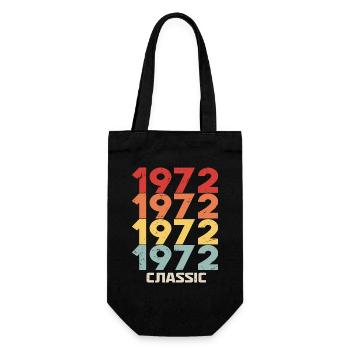 1972 Jubilé dans un style vintage classique 1972 - Sac à bouteille - noir - Devant