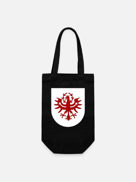 Tiroler Wappen - Geschenkbeutel für Flaschen - Schwarz
