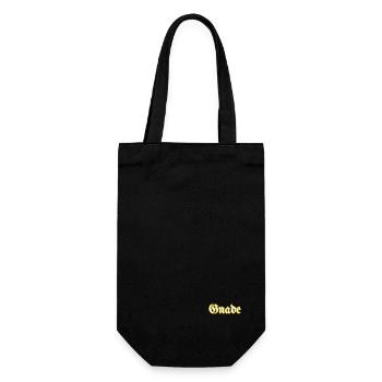 Gnade - Geschenkbeutel für Flaschen - Schwarz - Vorne
