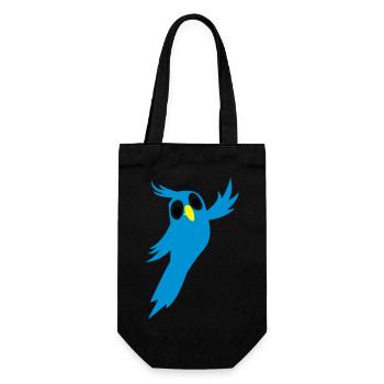 parrot - Gift Bag for Bottles - black - Front