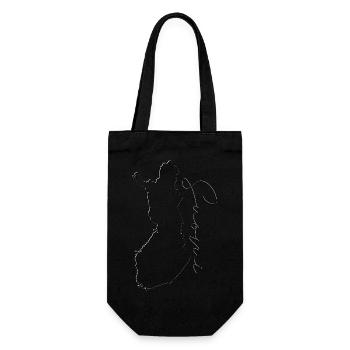 Carte de la Finlande comme esquisse FI - Sac à bouteille - noir - Devant