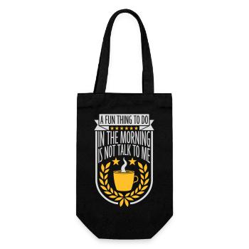 ne me parle pas - Sac à bouteille - noir - Devant
