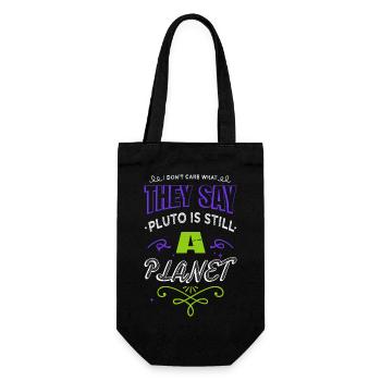 funny quote celestial physics astronomy gifts - Geschenkbeutel für Flaschen - Schwarz - Vorne