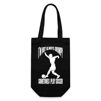 Football coach Football player Football footballer - Gift Bag for Bottles - black - Front