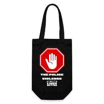 BLM 1 - Geschenkbeutel für Flaschen - Schwarz - Vorne