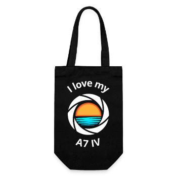 I love my A7 IV - Gift Bag for Bottles - black - Front