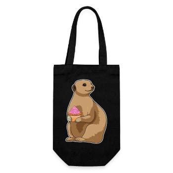 Muffin suricate - Sac à bouteille - noir - Devant