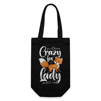 Sagesse des renards forestiers - Sac à bouteille - noir - Devant