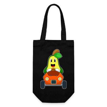 Avocado Car - Gift Bag for Bottles - black - Front