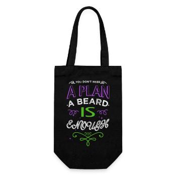Chubby Bear Coach Beard Beard Fear Harden Gift - Sac à bouteille - noir - Devant