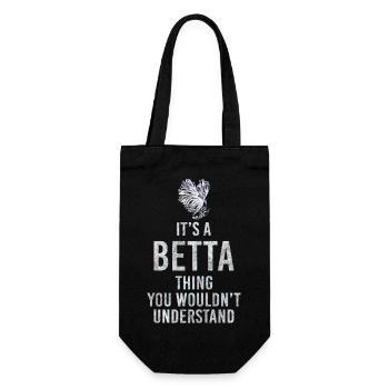 Aquarium Aquarist Pets Sea creatures - Gift Bag for Bottles - black - Front