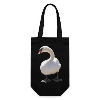 Cygne - Sac à bouteille - noir - Devant