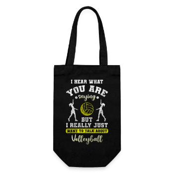 Volleyball Team Player Team Match - Gift Bag for Bottles - black - Front