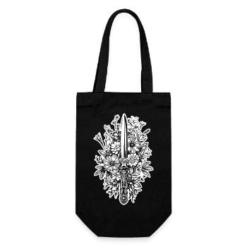Knife Cutler Knife Lover - Gift Bag for Bottles - black - Front