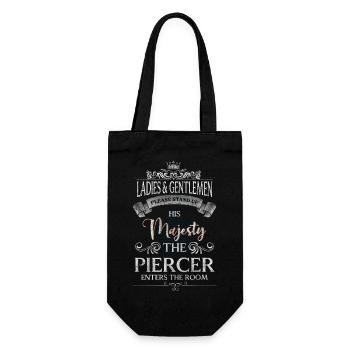 Piercer Art Profession Plug - Gift Bag for Bottles - black - Front