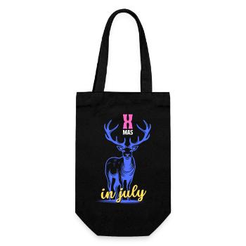Noël en juillet - Sac à bouteille - noir - Devant