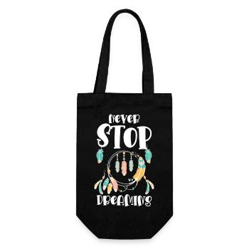 Rêve Rêveur Rêve spirituel - Sac à bouteille - noir - Devant