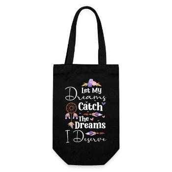 Dreams, Dreamers, Sleep, Tribal - Gift Bag for Bottles - black - Front