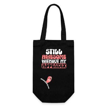 Appendectomy Appendicitis - Gift Bag for Bottles - black - Front