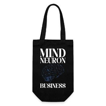 Neurology Nurse Brain Neurologist - Gift Bag for Bottles - black - Front