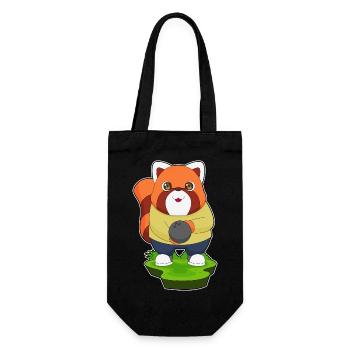 Panda roux Bowling Bowling Ball Sport - Sac à bouteille - noir - Devant