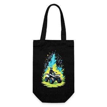 Quad & Off-Road - Gift Bag for Bottles - black - Front