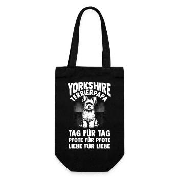 Chien Chien Papa Papa Yorkshirepapa Yorkshire Terri - Sac à bouteille - noir - Devant