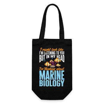 Biologie marine Biologiste marin océanique - Sac à bouteille - noir - Devant