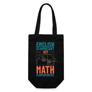 Geometrie Goldener Schnitt Mathe Fibonacci - Geschenkbeutel für Flaschen - Schwarz - Vorne