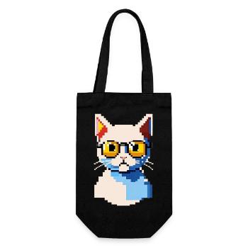 Pix le chat - Sac à bouteille - noir - Devant