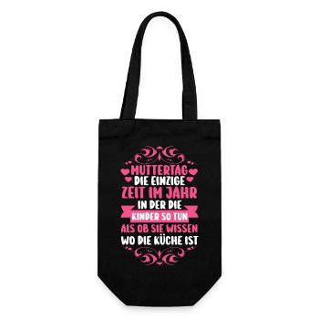 Maman Fête des mères Maman - Sac à bouteille - noir - Devant