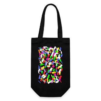 I'm not for papers - Gift Bag for Bottles - black - Front