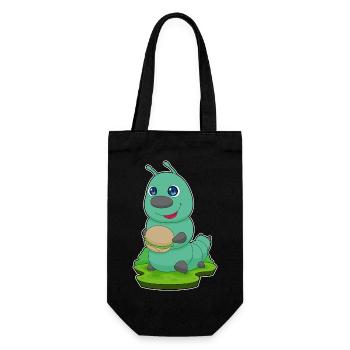 Cheeseburger chenille - Sac à bouteille - noir - Devant