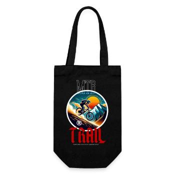 Mountain Bike Downhill - Gift Bag for Bottles - black - Front