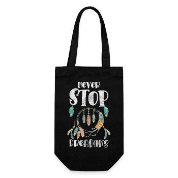 Capteur de rêves Souhait Bonheur Amour - Sac à bouteille - noir - Devant