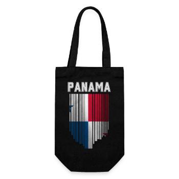 Drapeau panaméen, fierté panaméenne - Sac à bouteille - noir - Devant