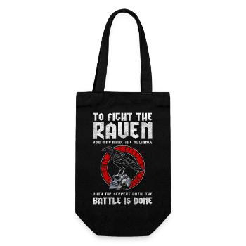 Crow Odin Witchcraft Clever - Gift Bag for Bottles - black - Front