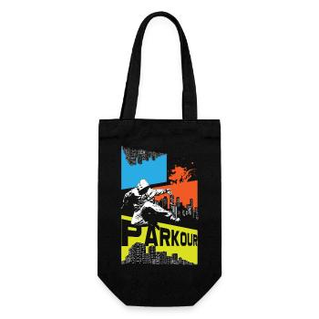 Parkour Traceur - Gift Bag for Bottles - black - Front