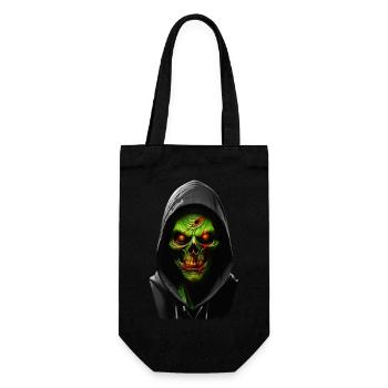 Zombie - Geschenkbeutel für Flaschen - Schwarz - Vorne