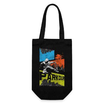 Freerunning Running Brave Adventure - Gift Bag for Bottles - black - Front