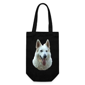 Portrait de dame blanche - Sac à bouteille - noir - Devant