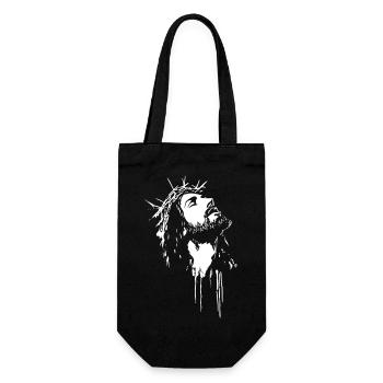 Jésus-Christ Chrétien religieux - Sac à bouteille - noir - Devant