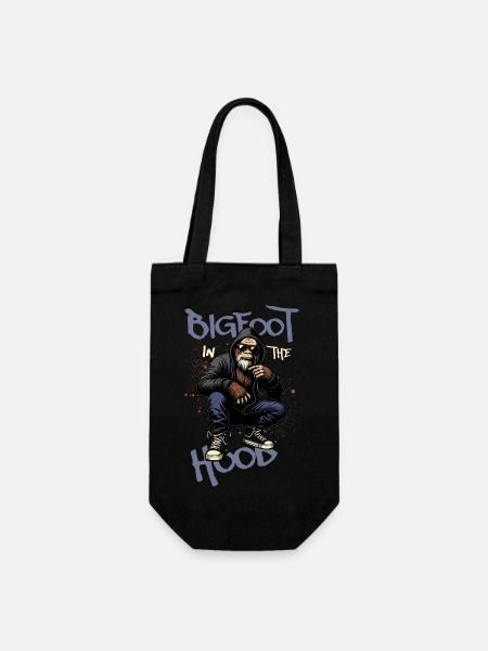 BIGFOOT IN THE HOOD - Geschenkbeutel für Flaschen - Schwarz