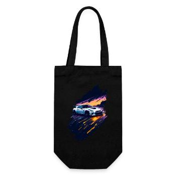 Voiture de sport - Sac à bouteille - noir - Devant