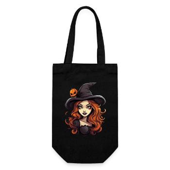 Design d’Halloween effrayant pour la prochaine fête - Sac à bouteille - noir - Devant